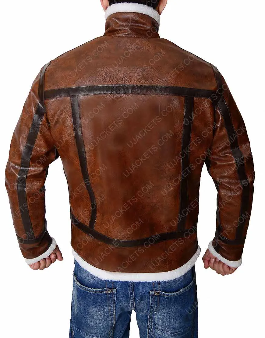 Shearling Resident Evil 4 Leon Kennedy Jacket - UJackets