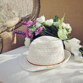 Sun Goddess Lace Fedora