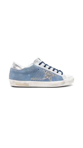 Super Star Sneakers - White/Light Blue