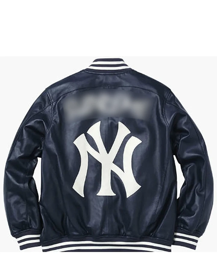 Supremely Yankees Leather Varsity Jacket - William Jacket