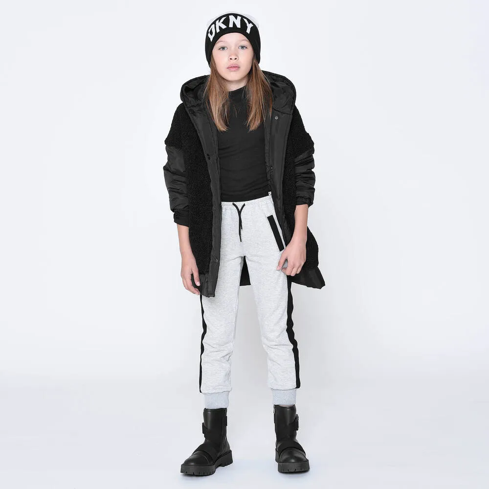 Teen Black Reversible Coat