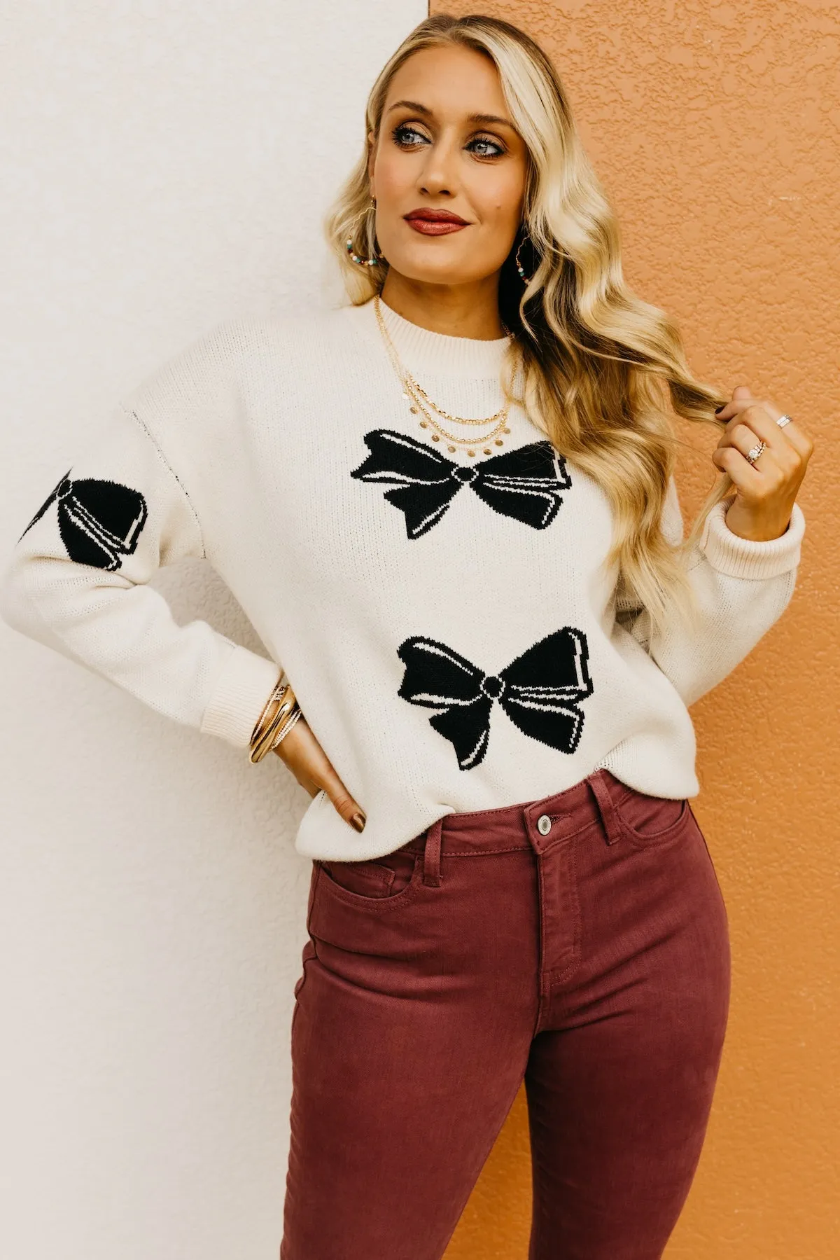 The Keegan Bow Detail Sweater