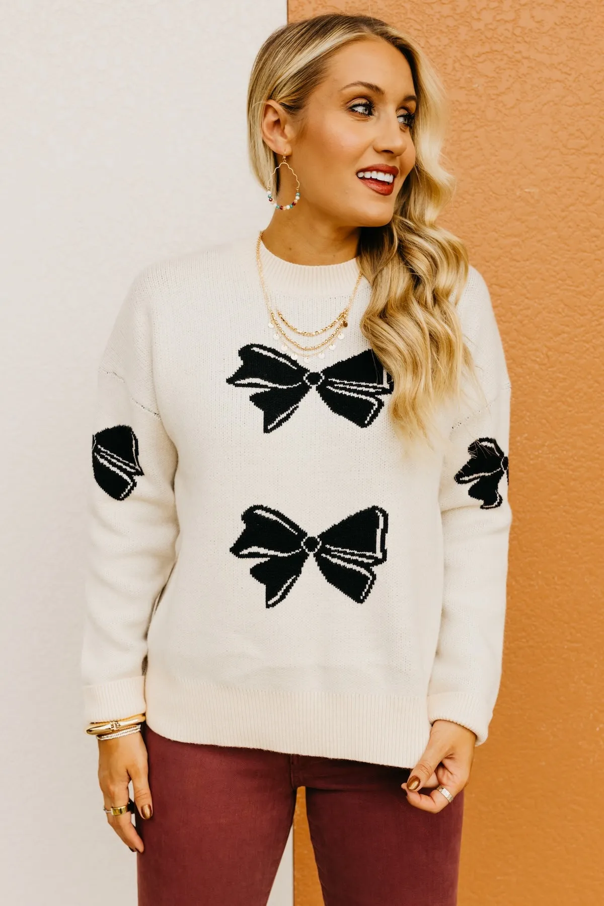 The Keegan Bow Detail Sweater