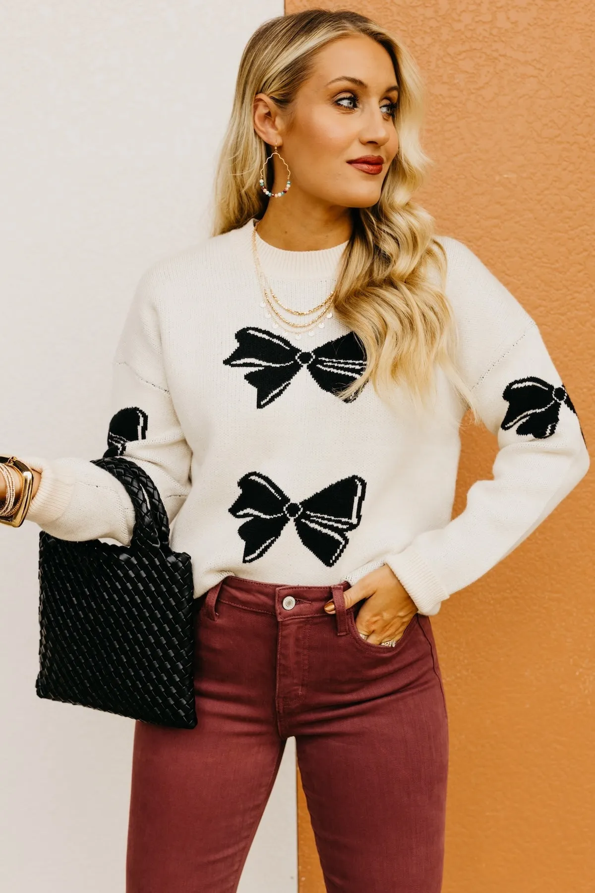 The Keegan Bow Detail Sweater