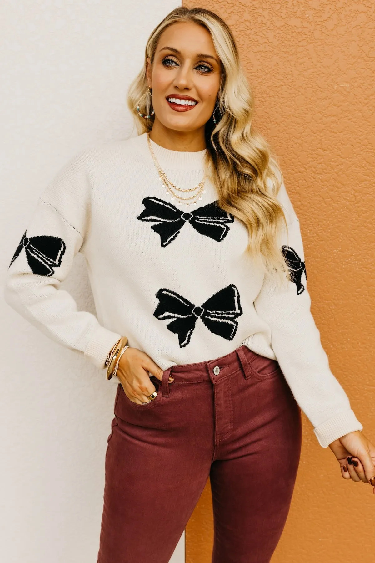 The Keegan Bow Detail Sweater