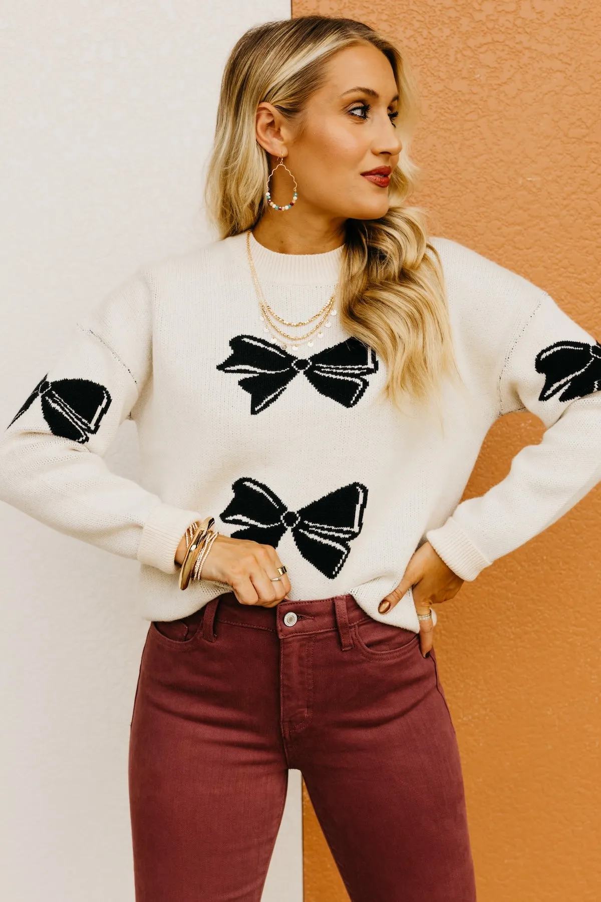 The Keegan Bow Detail Sweater