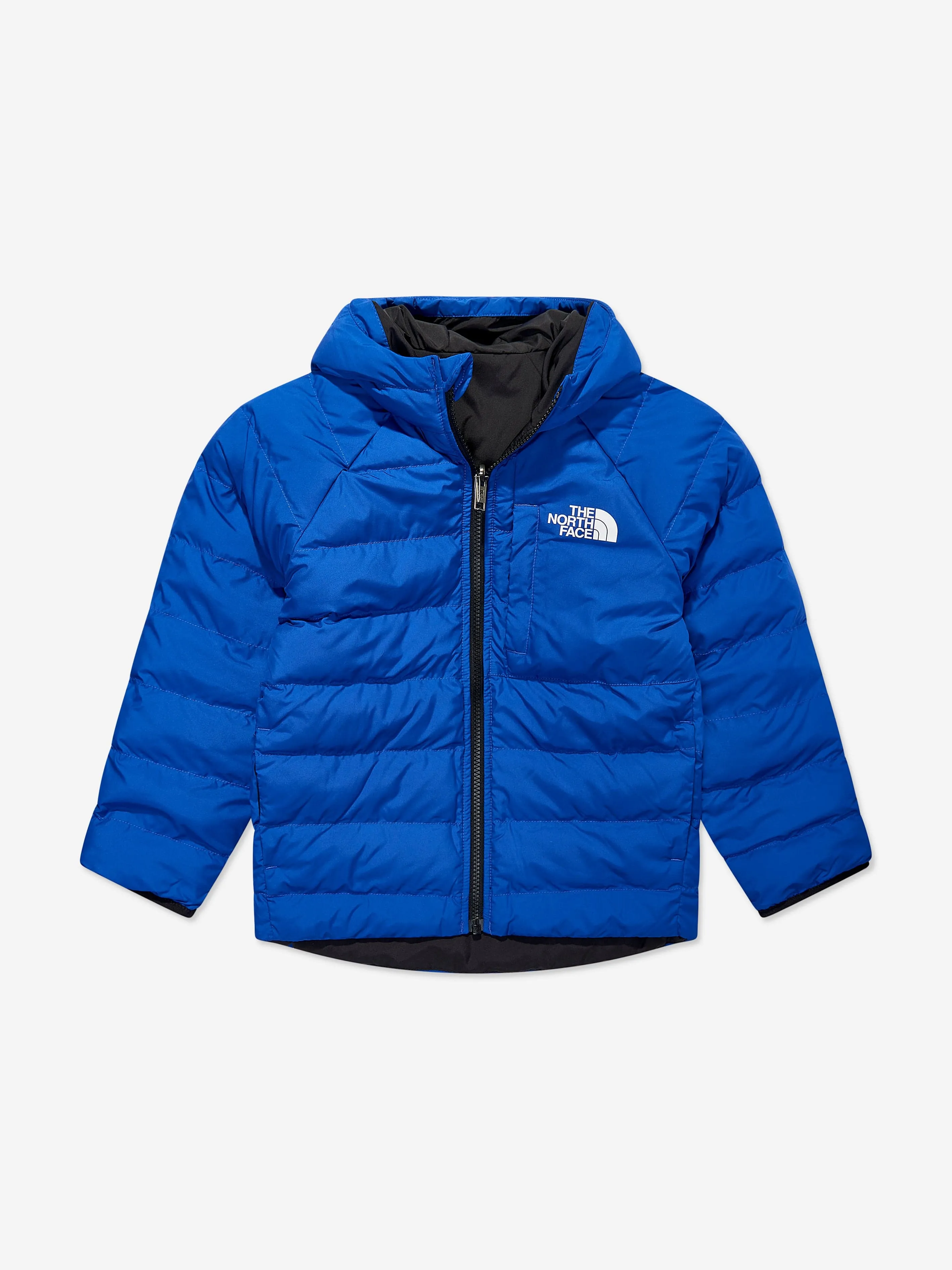 The North Face Boys Reversible Perrito Hooded Jacket in Blue