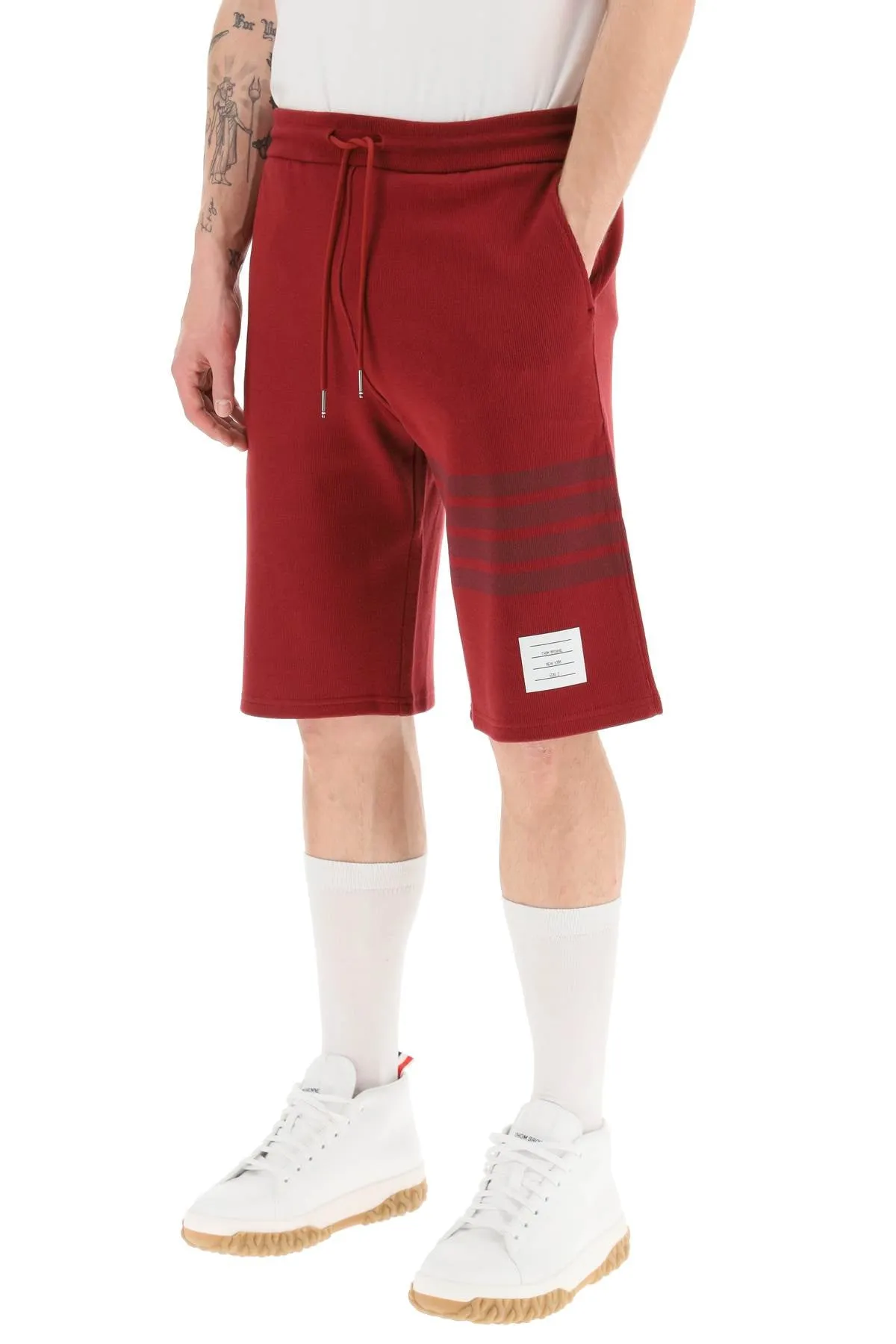 THOM BROWNE Classic Mini Sweat Shorts for Men