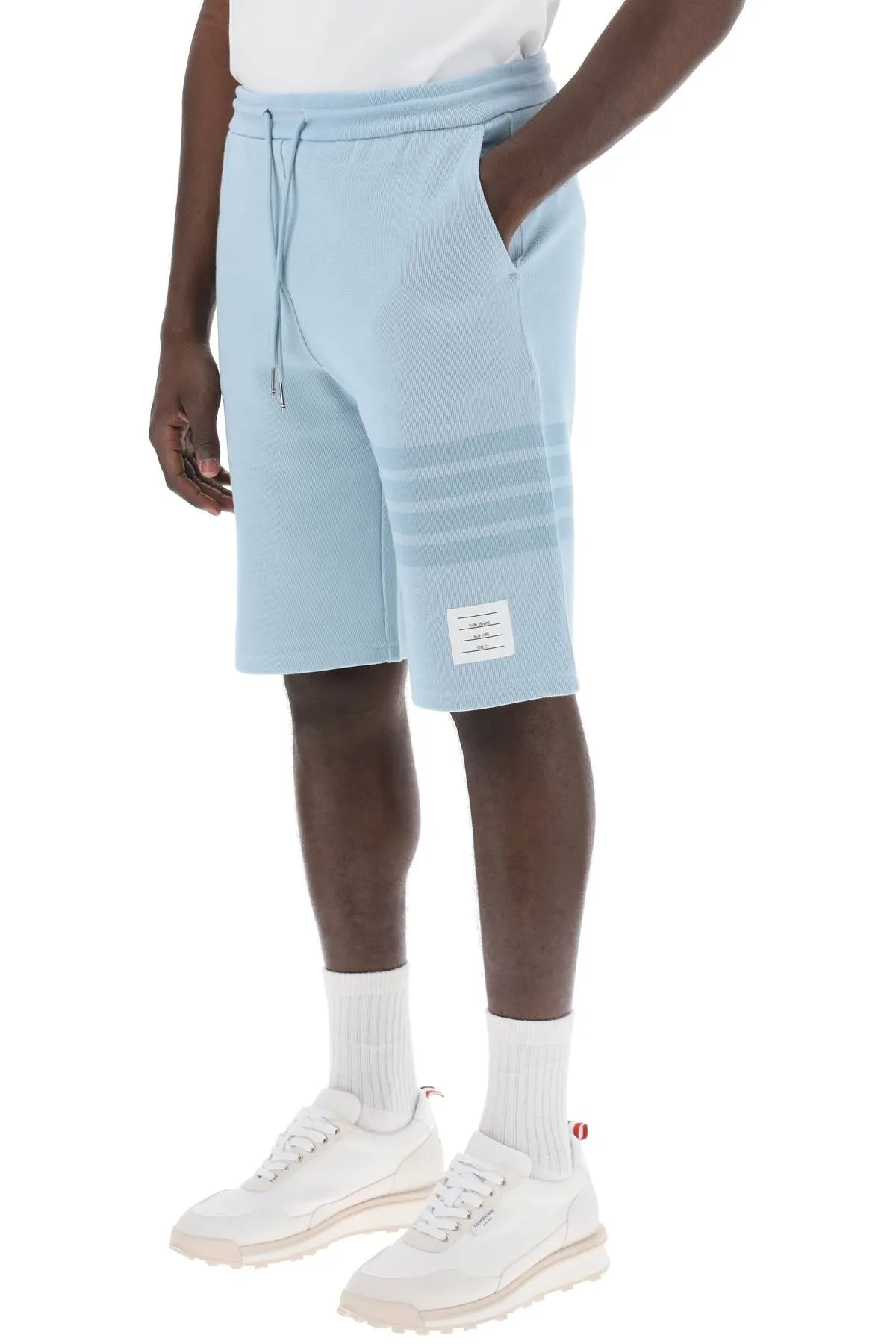 THOM BROWNE Classic Mini Sweat Shorts for Men