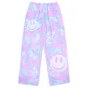 tie dye smile plush pant