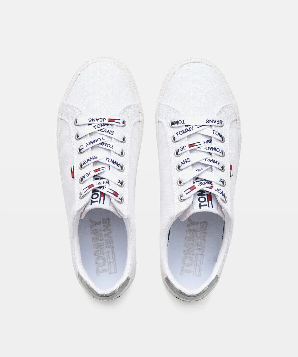 Tommy Jeans Tommy Jeans Flag Casual Sneaker - White