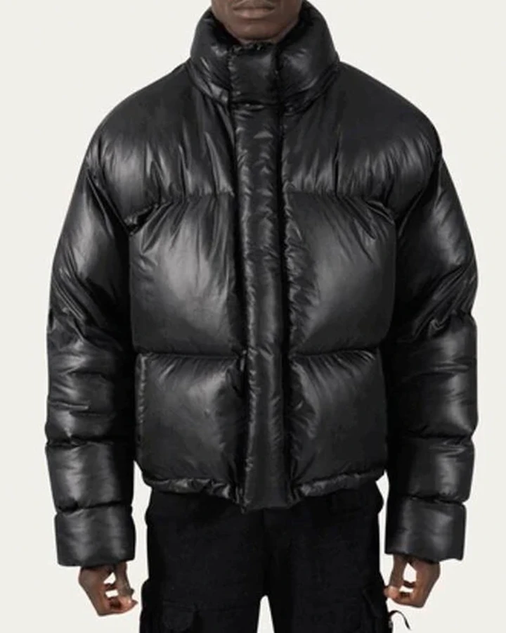 Trendt Vision Black Puffer Hooded Jacket - William Jacket