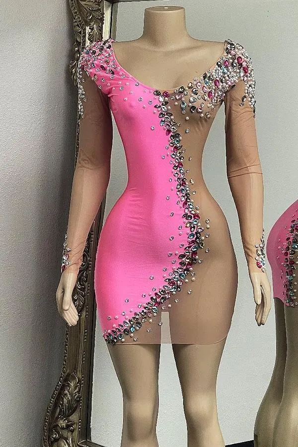 Two Faced Diamante Dress