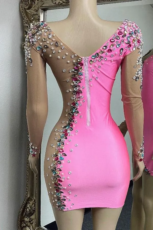 Two Faced Diamante Dress