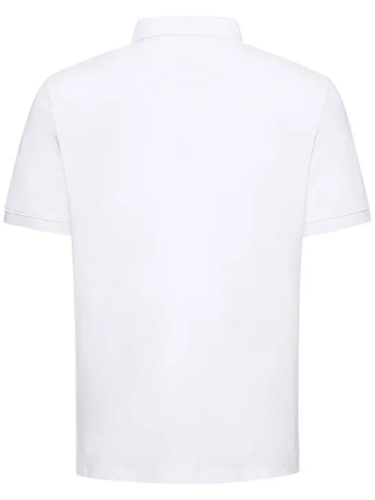 VALENTINO  |Plain Cotton Short Sleeves Bridal Logo Luxury Outlet