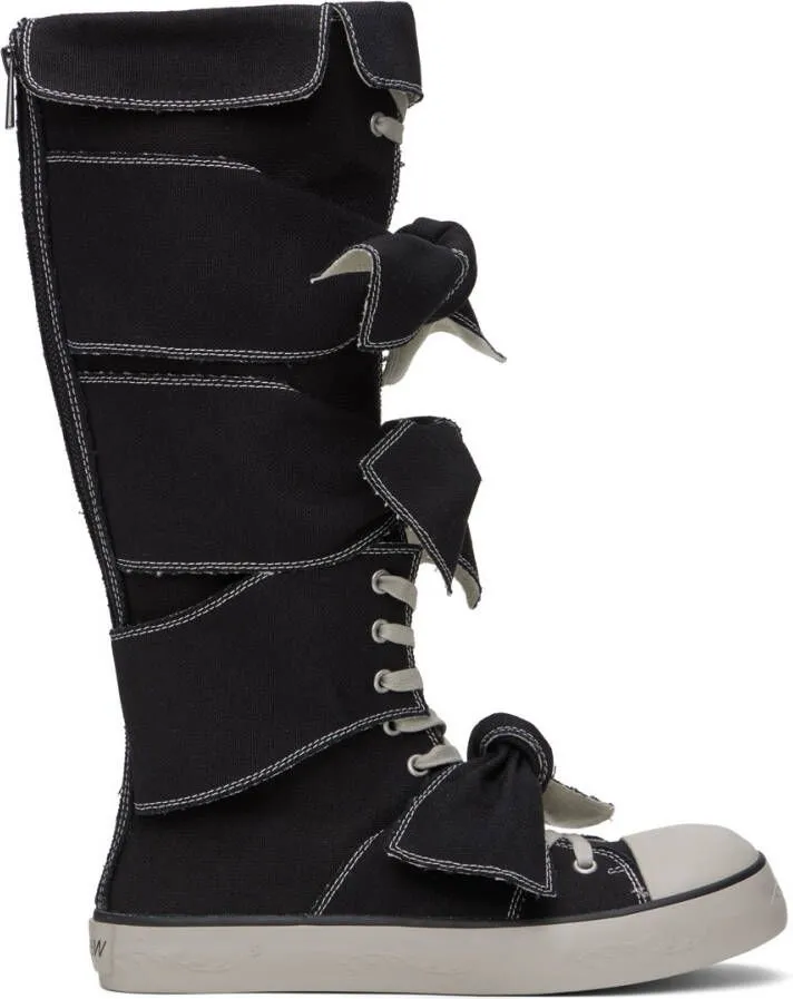 VeniceW Black Elephant Boots