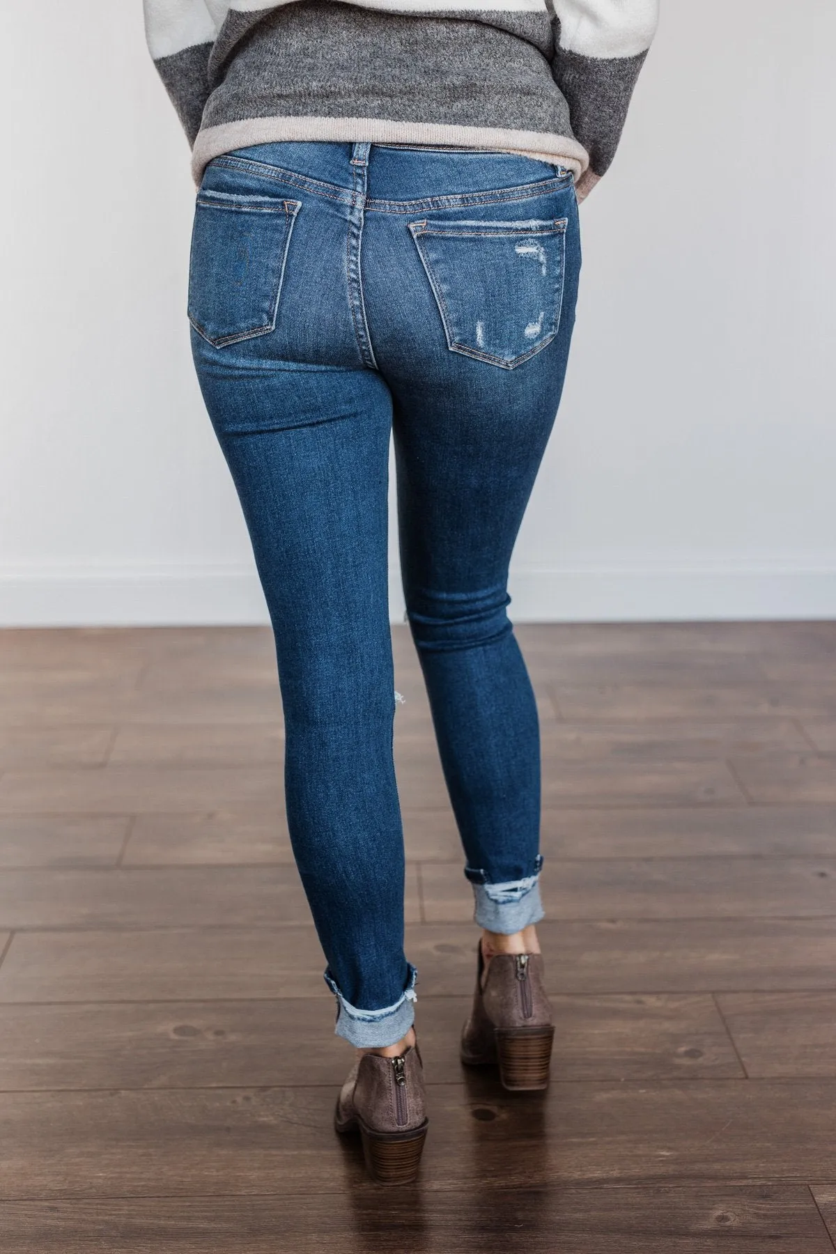 Vervet Mid-Rise Skinny- Jordan Wash