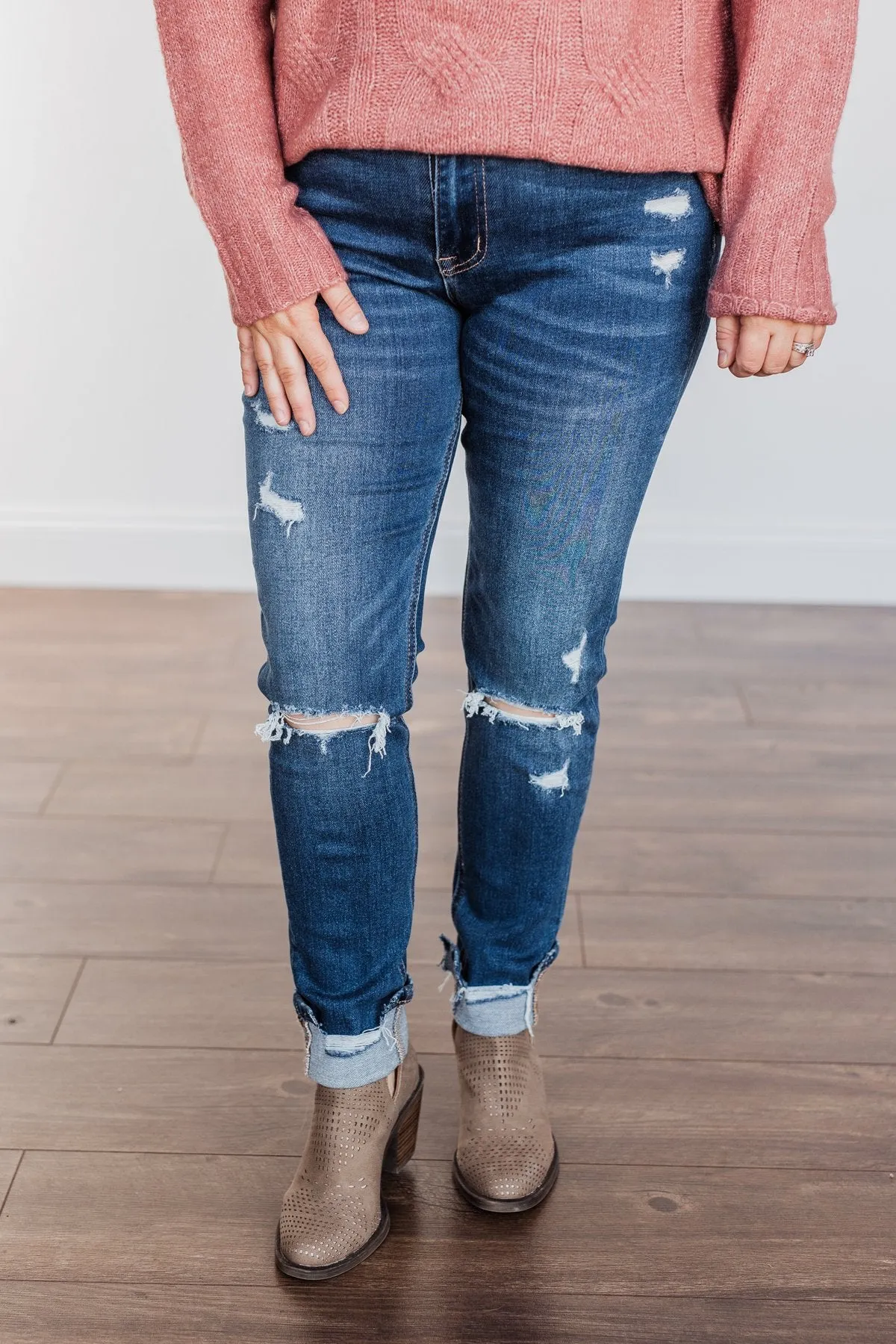 Vervet Mid-Rise Skinny- Jordan Wash