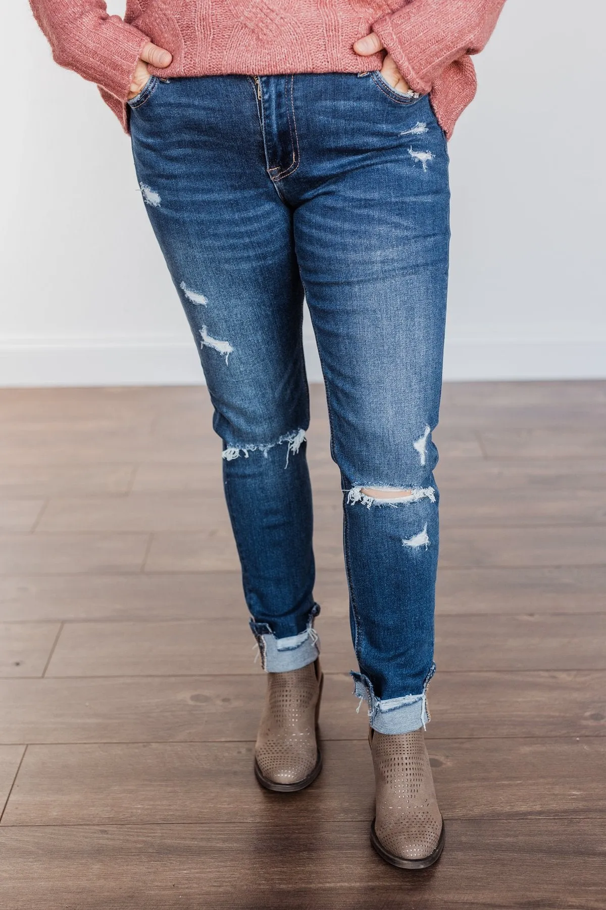 Vervet Mid-Rise Skinny- Jordan Wash