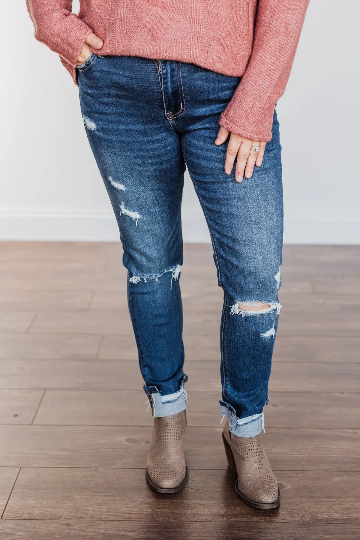 Vervet Mid-Rise Skinny- Jordan Wash