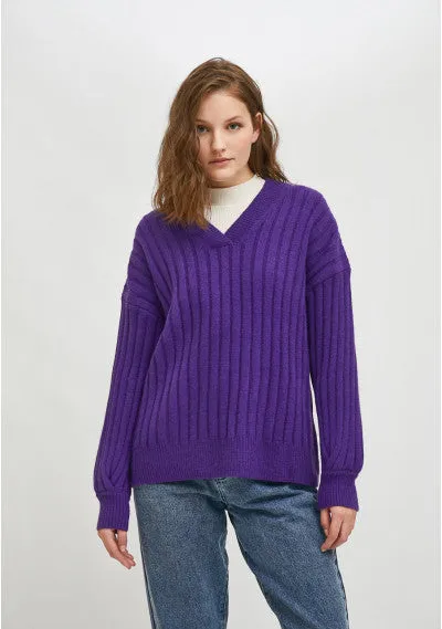 Violet Oversized Sweater