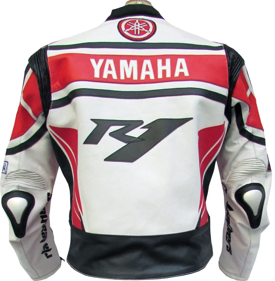 WGP Yamaha R1 Racing Leather Motorbike Jacket