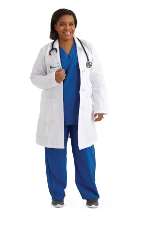 Wilford Medline Ladies' 100% Cotton Staff Length Lab Coats