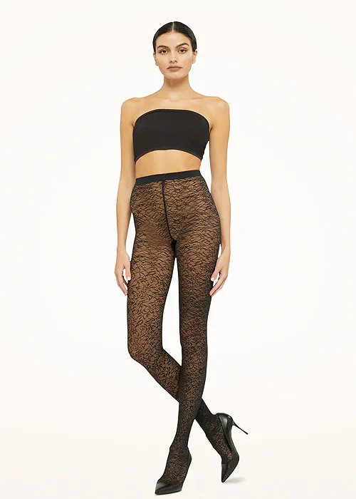 Wolford Floral Jacquard Tights ()