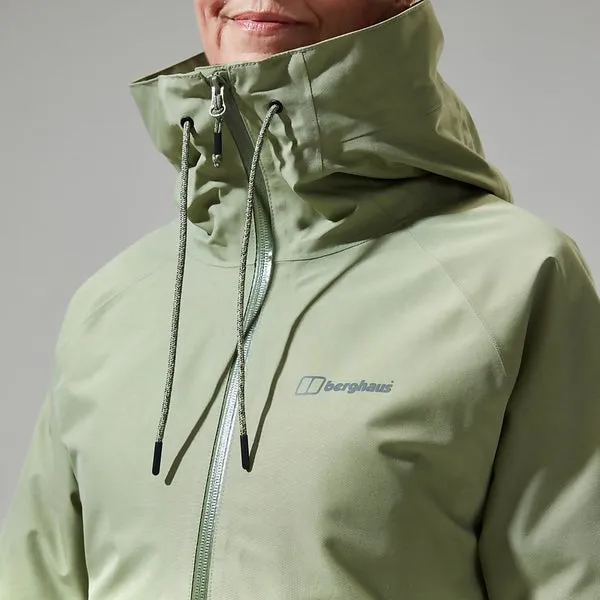 Women's Highraise Waterproof Jacket - Green