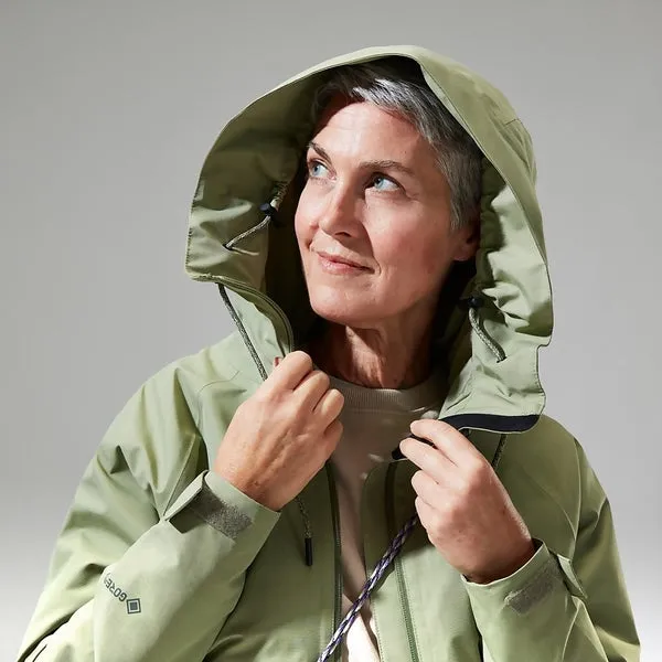 Women's Highraise Waterproof Jacket - Green