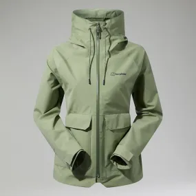 Women's Highraise Waterproof Jacket - Green