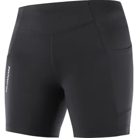 Women's Cross Run 5 Short Tight (Deep Black)