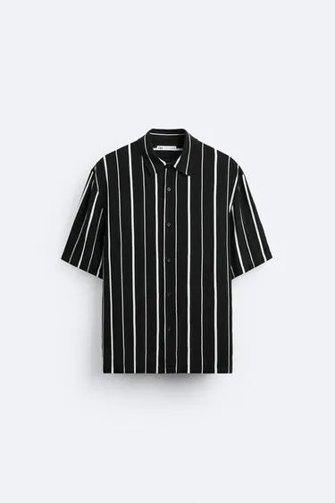 ZARA  |Street Style Short Sleeves Shirts